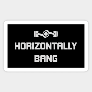 Horizontally Bang Boxer Engine Car Sticker